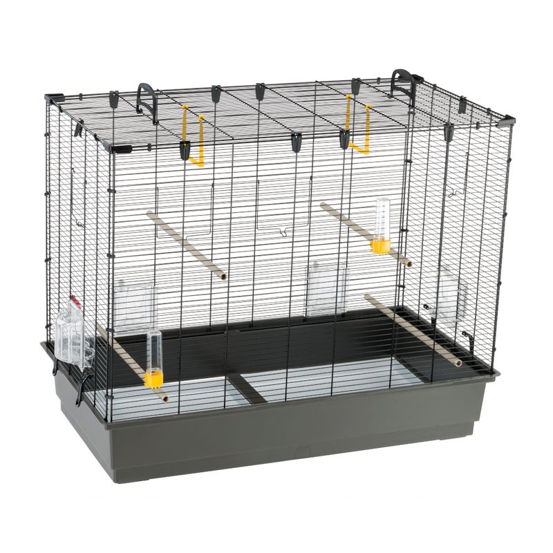 Ferplast Piano 6 Bird Cage Brown / Black: 87 x 46.5 x 70cm (L x W x H)