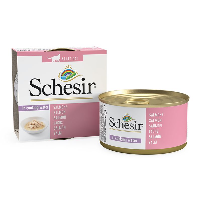 Schesir Natural with Rice 6 x 85g Tuna, Beef Fillet & Rice
