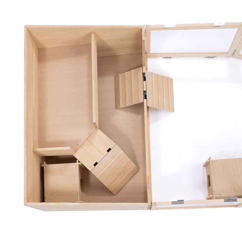 TIAKI Indoor Enclosure for Guinea Pigs 116 x 193 x 50cm (L x W x H) (2 packages*)