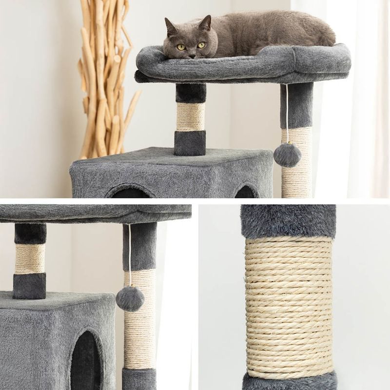 Lionto Scratching Post - 80cm Light Grey