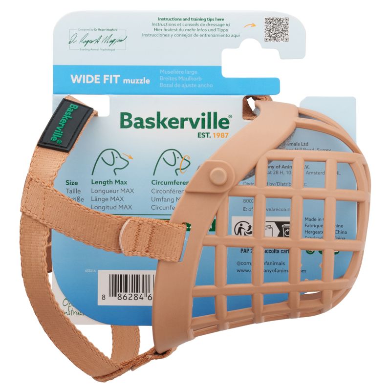 Baskerville Wide Fit Muzzle Size 1