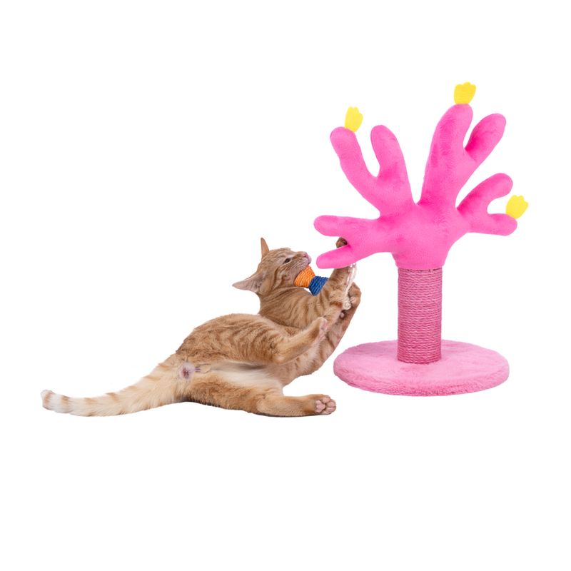 TIAKI Coral Cat Scratching Post diameter 25.9 x (H) 45 cm