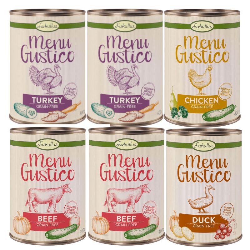 Lukullus Menu Gustico Mixed Trial Pack 6 x 800g