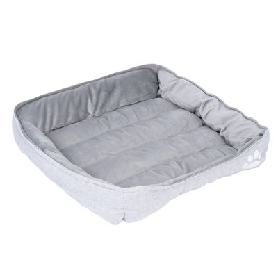TIAKI Basic Cuddle Bed - Grey Size S: 50 x 45 x 12 cm (L x W x H)
