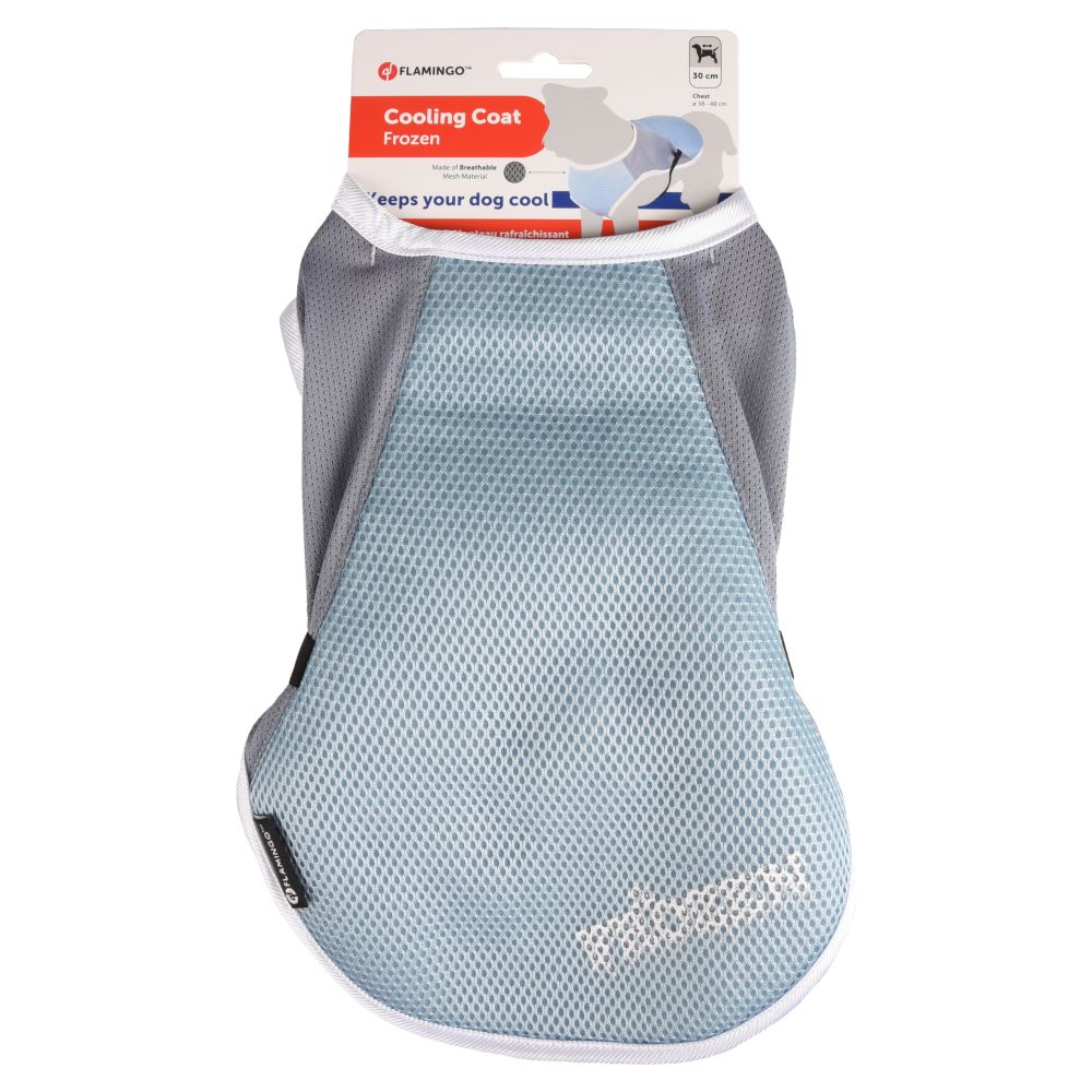 Flamingo Frozen Dog Coat Size S: approx. 30cm (Back Length)