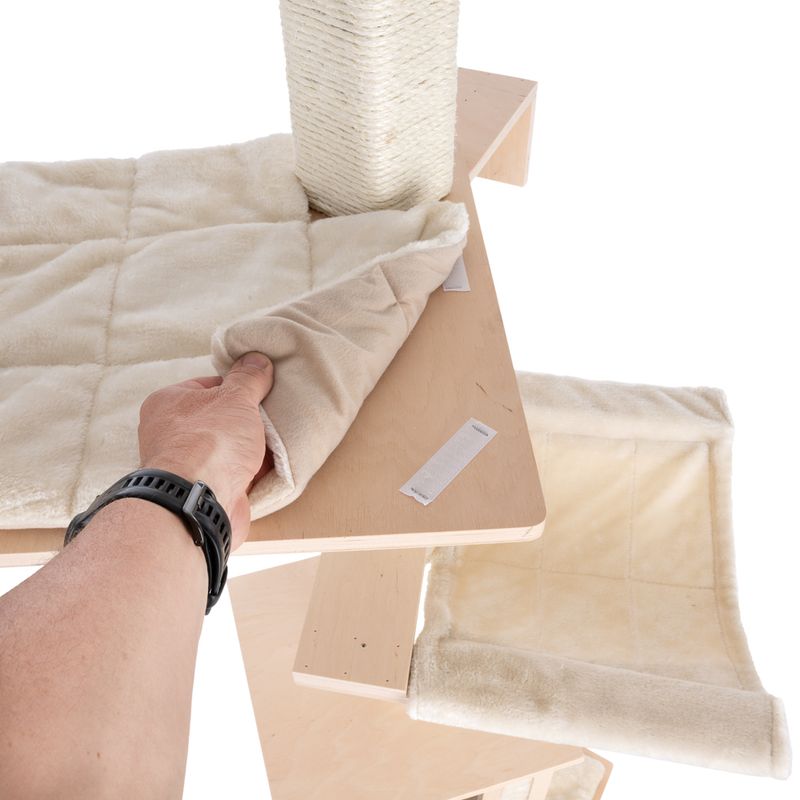 Natural Paradise Ceiling Cat Tree - Orchid Vanda Cream