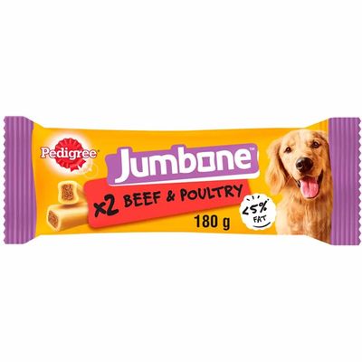 Pedigree Jumbone Medium - Beef & Poultry 180g (2 Snacks)