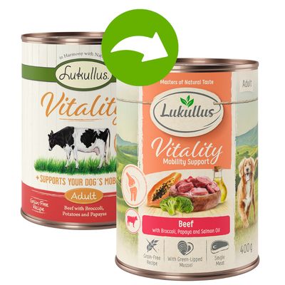 Lukullus Vitality Joints: Beef (Grain-Free) 6 x 800g