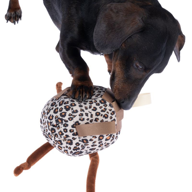 zooplus Basics Leopard Print Treat Ball 1 Treat Ball