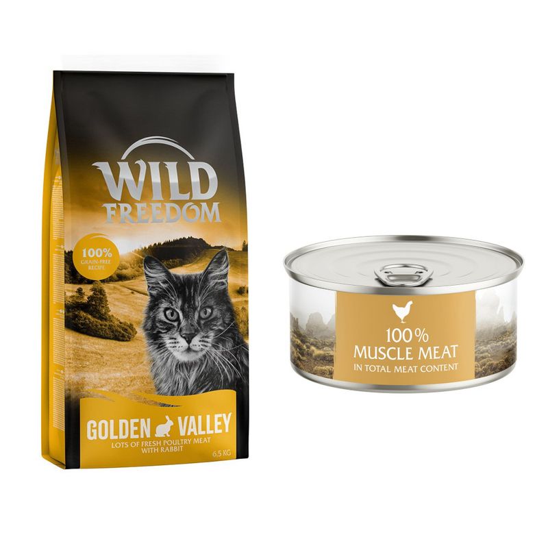 6.5kg Wild Freedom + 6 x 70g Instinctive Wet Food - Special Bundle!* Adult \