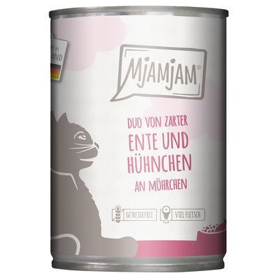 MjAMjAM Duo Saver Pack 24 x 400g Juicy Chicken & Rabbit with Steamed Pumpkin