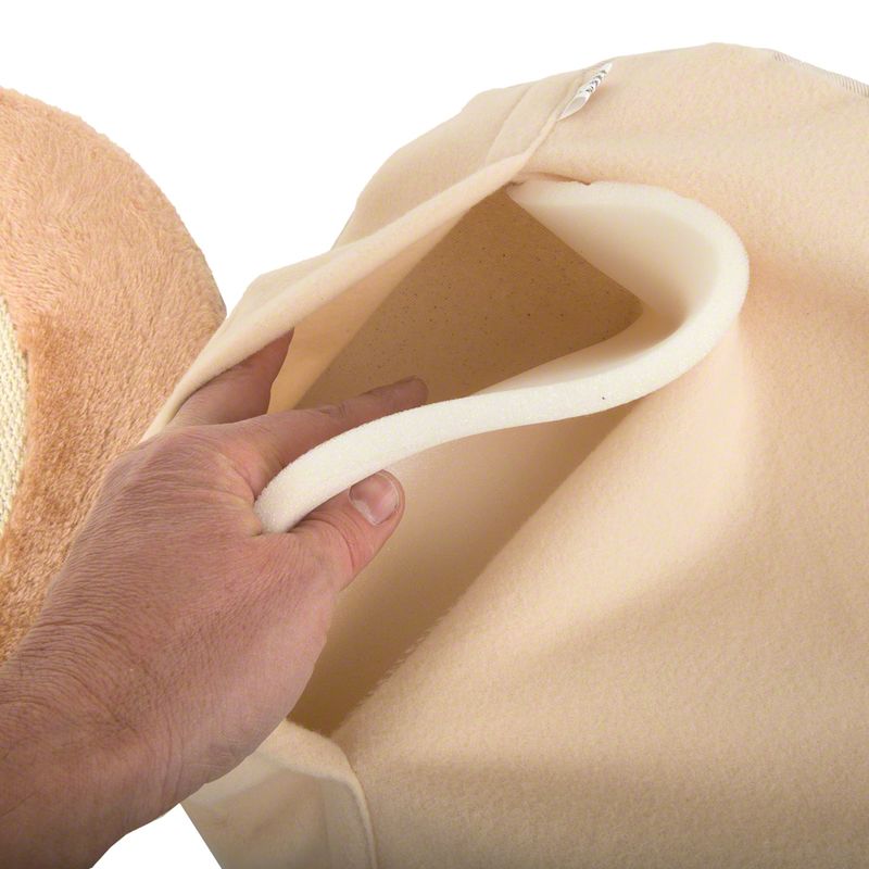 Karlie Banana Leaf Little Den Scratching Post Natural Beige