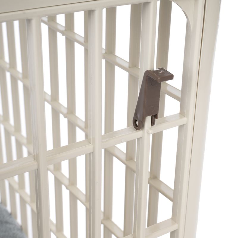 TIAKI Indoor Pet Crate with Cushion Size S: 64.5 x 50 x 56 cm (L x W x H)