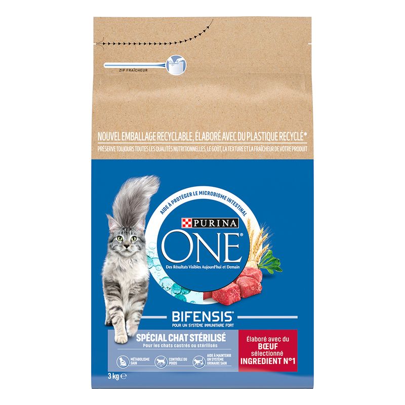 PURINA ONE Cat Sterilized beef, wheat 6 kg