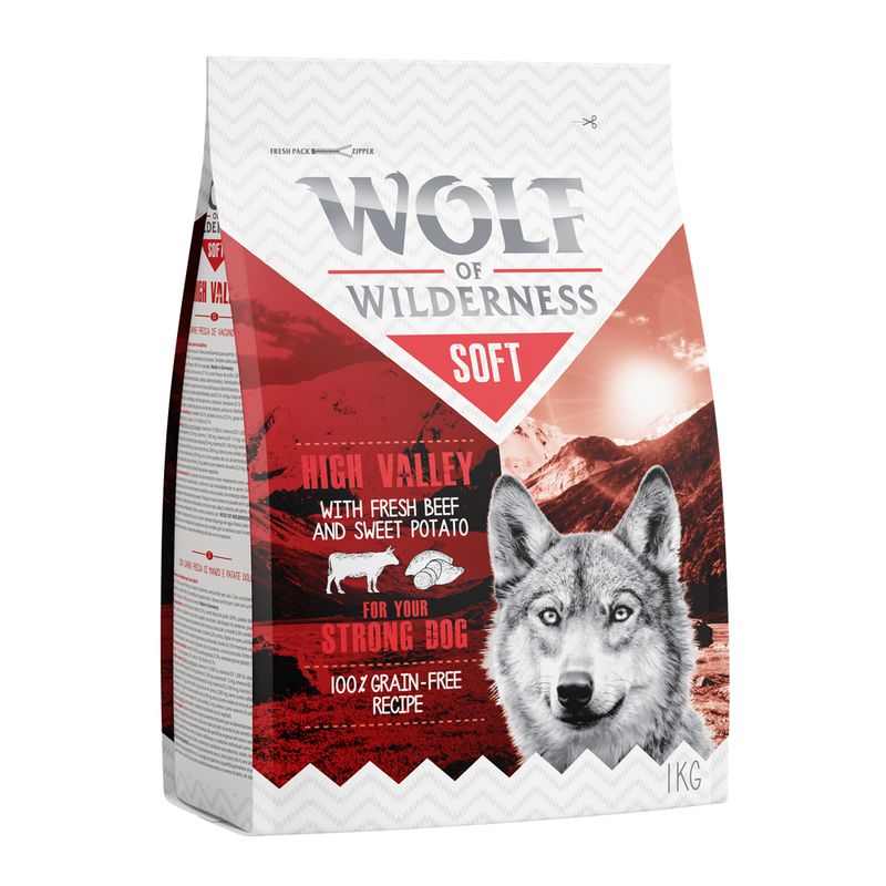 Wolf of Wilderness Soft Mixed Pack 4 x 1kg
