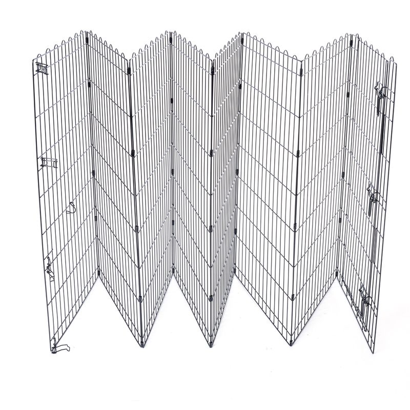 TIAKI High Metal Puppy Pen 8 panels each 61 x 106cm (W x H)