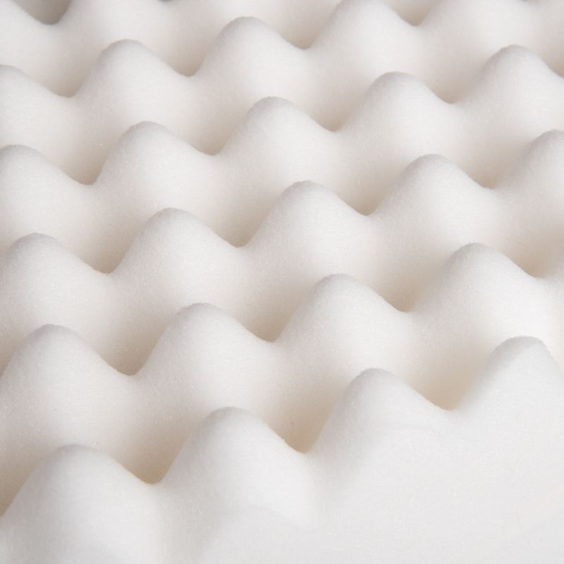 Oval Memory Foam Dog Bed, grey-blue 72 x 50 x 20 cm (L x W x H)