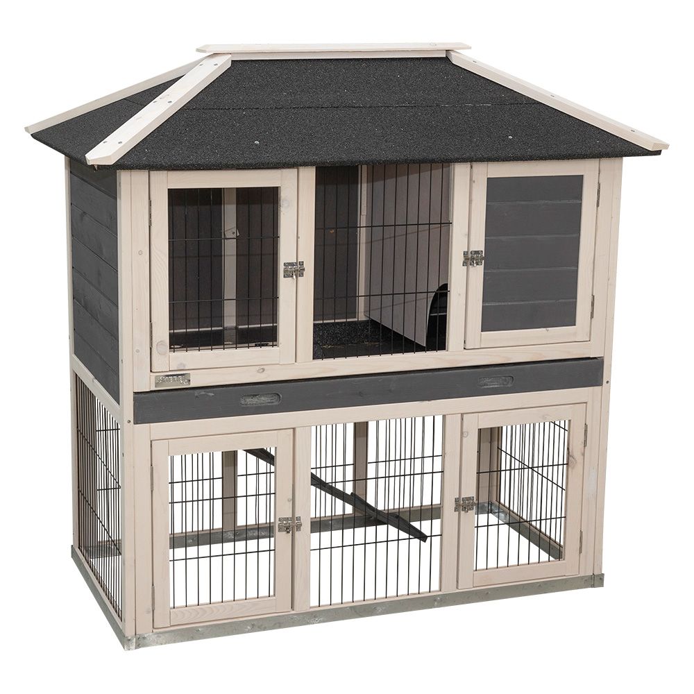 Kerbl Pets Villa Small Animal Hutch 118 x 68 x 118cm (L x W x H)