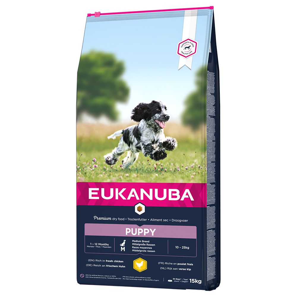 Eukanuba Puppy Medium Breed Chicken 15kg