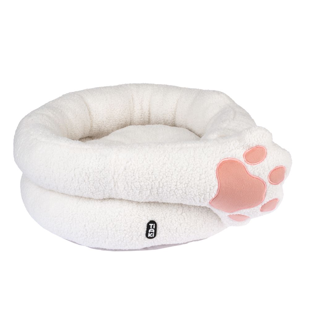 TIAKI Paw Snuggle Bed 62 x 50 x 20cm (L x W x H)