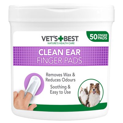 Vet’s Best® Clean Ear Finger Pads 50 Pads