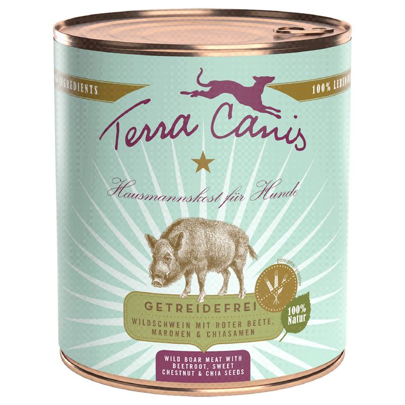 Terra Canis Grain-Free 6 x 800g Duck with Squash, Strawberries & Elderberries