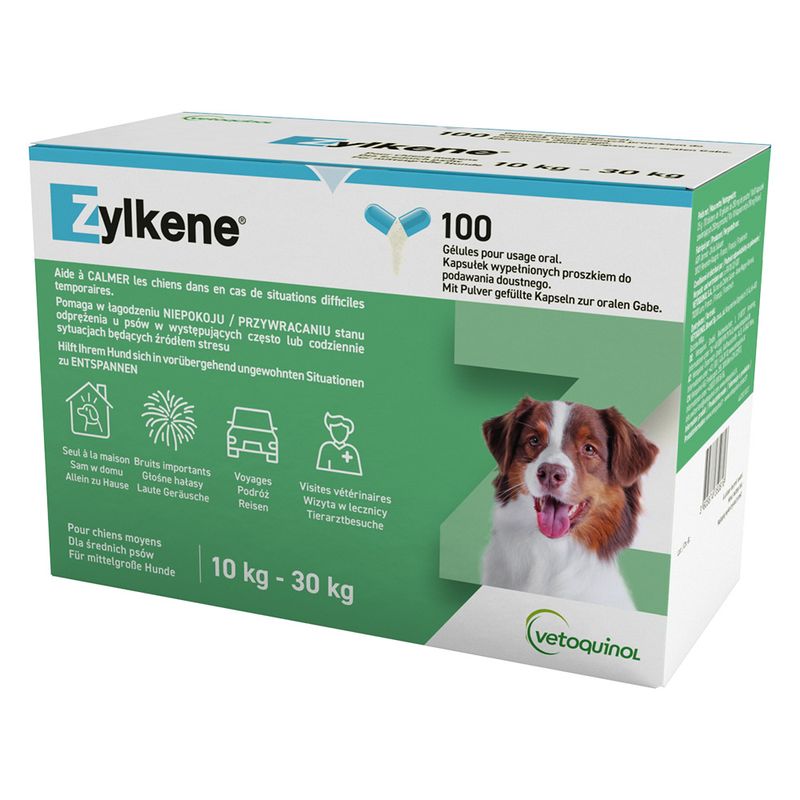 Zylkene Capsules 225mg for Dogs 10-30kg 30 capsules