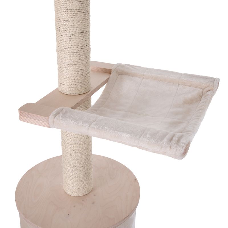 Natural Paradise Ceiling Cat Tree - Magnolia Cream