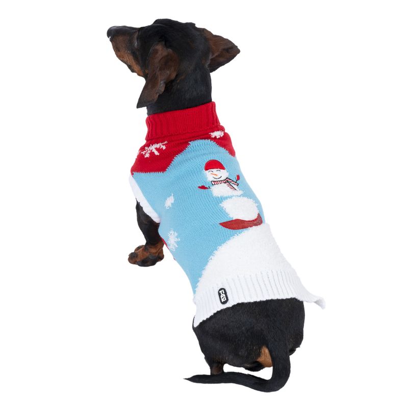 TIAKI Snowman Dog Jumper approx. 40 cm back length