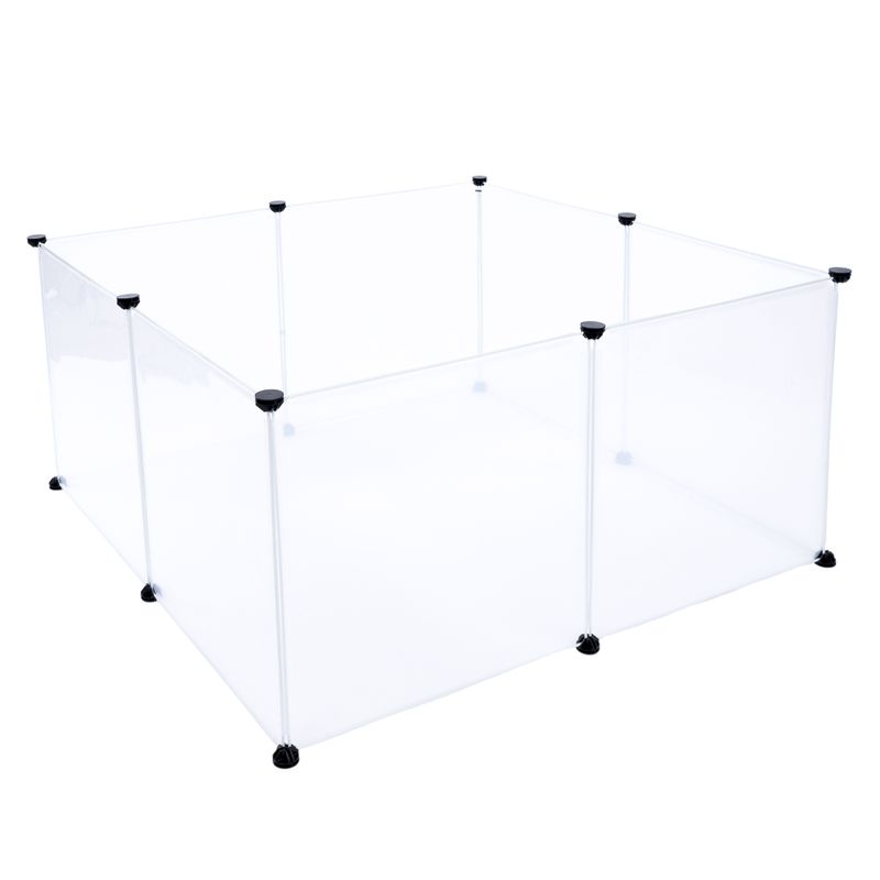TIAKI Plastic Puppy Playpen 12 Panels: 50 x 50cm (W x H)