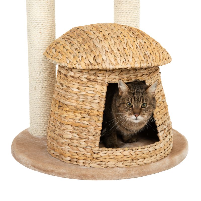 Banana Leaf Bali Cat Tree Beige