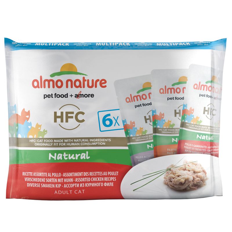 Almo Nature HFC Jelly Pouch 6 x 55g Chicken Fillet