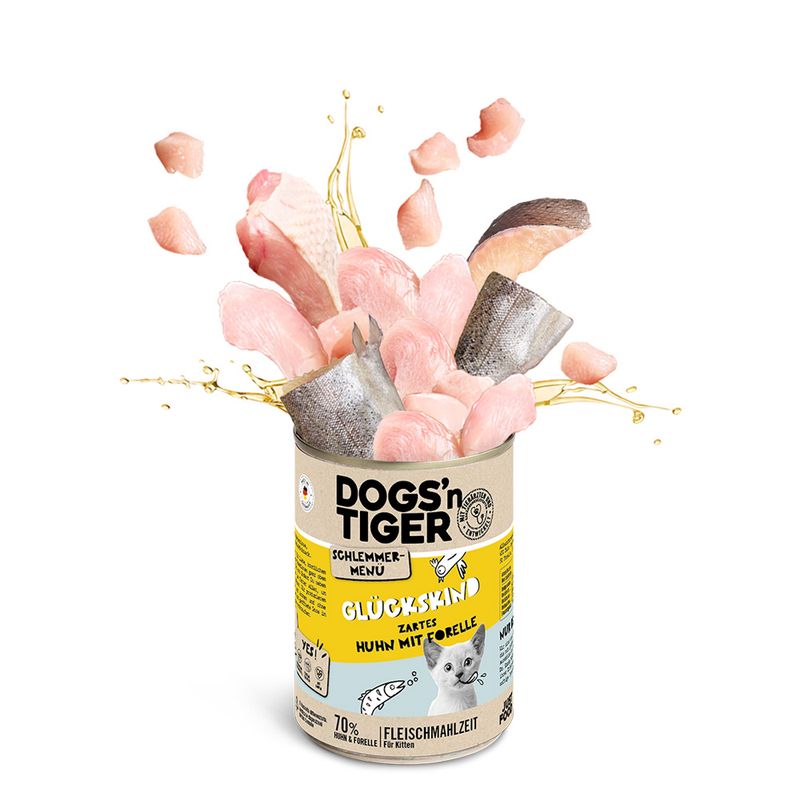 Dogs'n Tiger Gourmet Menu 6 x 400g Chicken with Heart