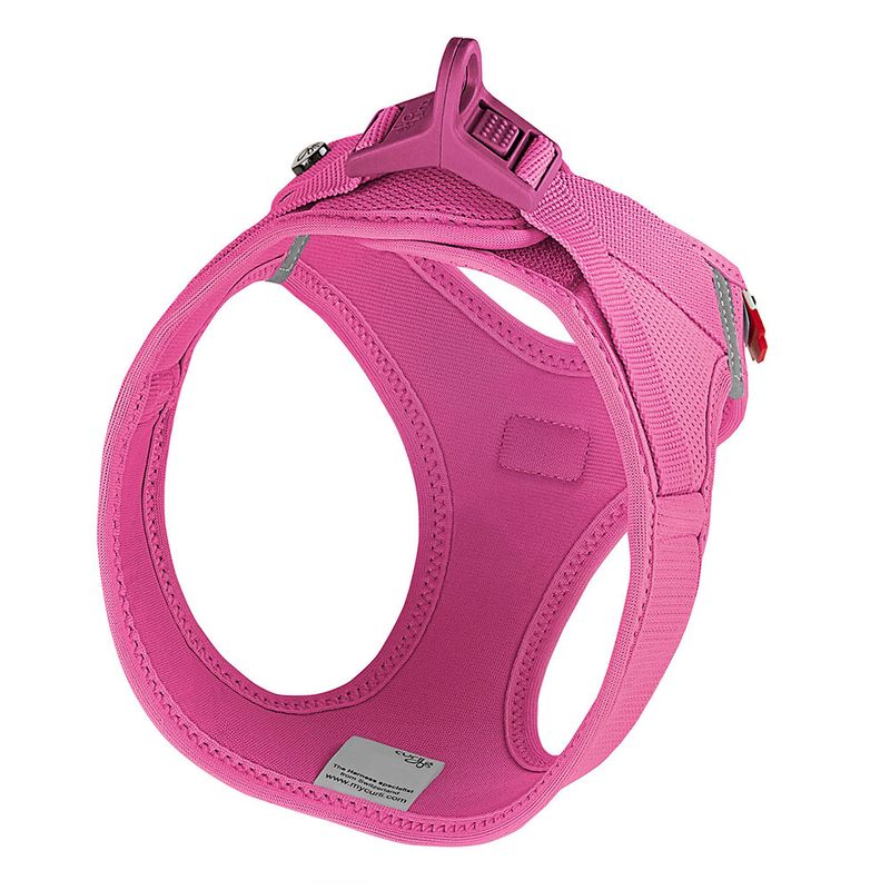 Curli Vest Harness Clasp Air-Mesh, fuchsia Size 2XS: Chest girth 30.2 - 33.8 cm