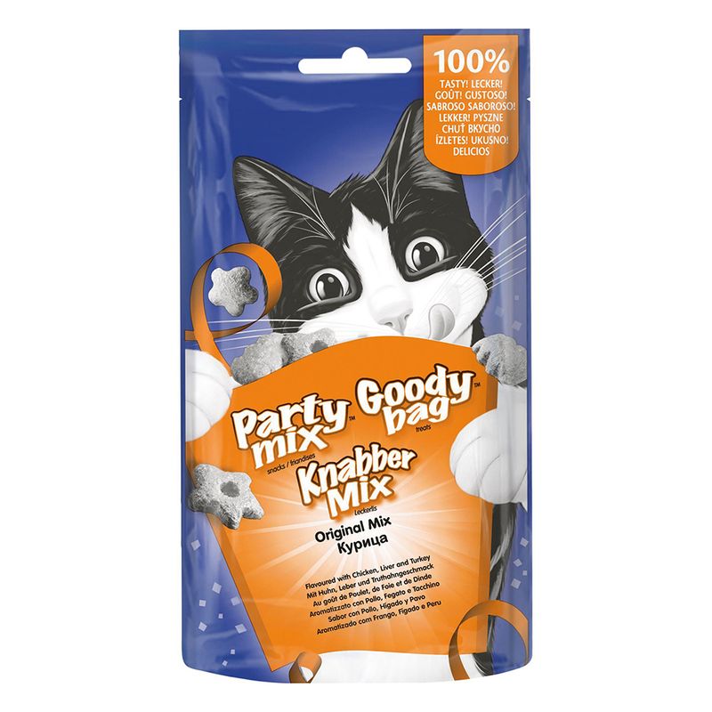 Felix Party Mix Cat Treats Original & Seaside Mix (16 x 60g)