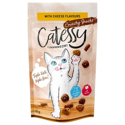 Catessy Crunchy Snacks 65g with Duck, Turkey & Chicken