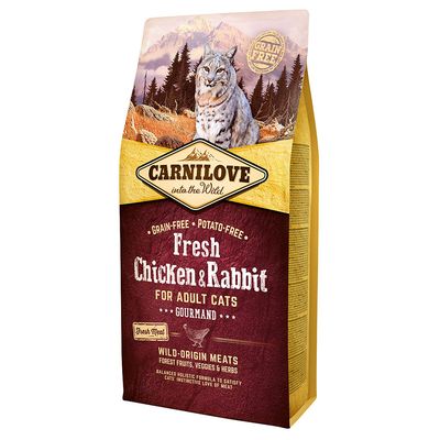 Carnilove Adult Cat Fresh chicken & rabbit 6 kg