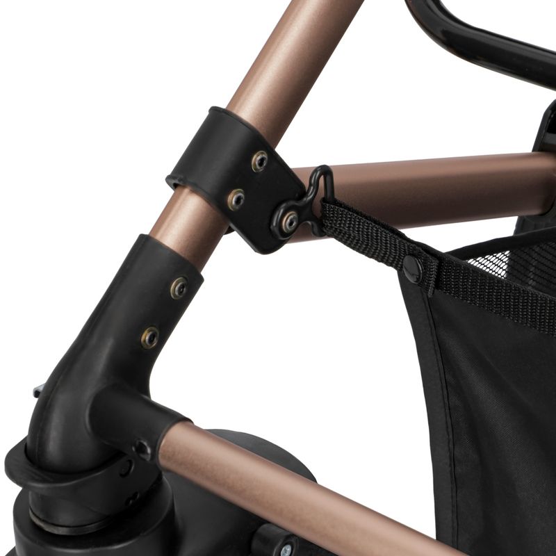 Nomad Tales Calma Pet Stroller - Rose Gold Up to 15kg: 82 x 65 x 102 cm (L x W x H)