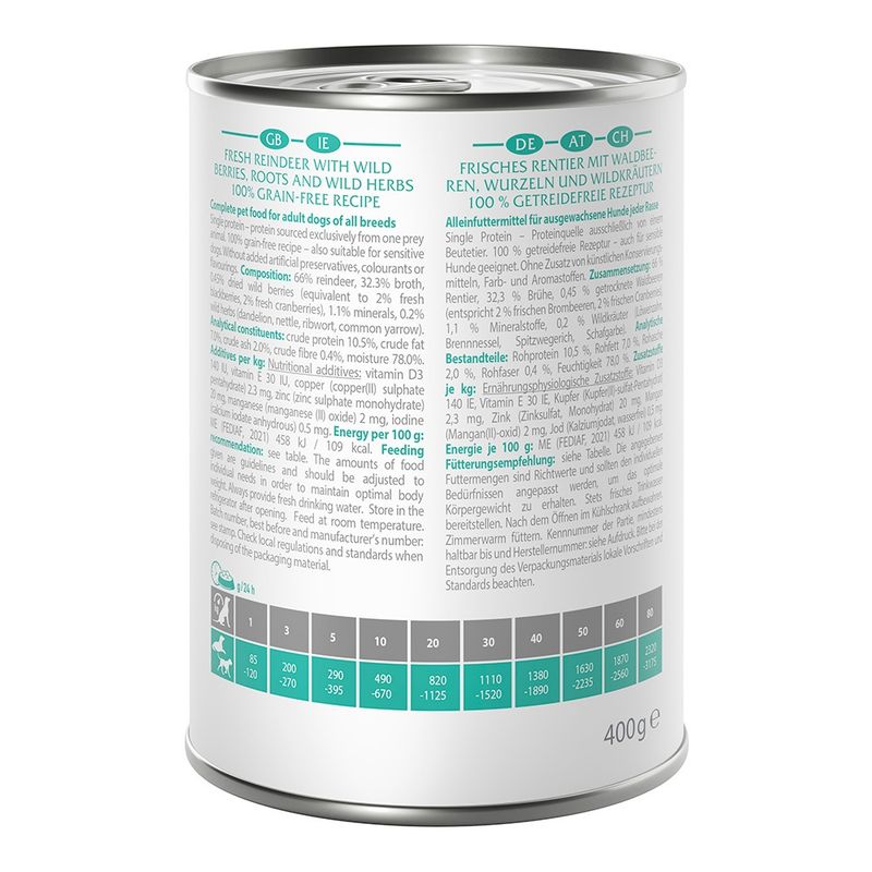 Wolf of Wilderness Adult Single Protein 6 x 400g Mixed Pack 1 (3 Varieties)