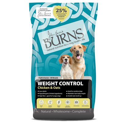 Burns Weight Control Adult/Senior Chicken & Oats 12kg
