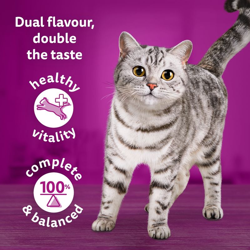 Whiskas Duo Pouches 48 x 85g Classic Combos in Jelly