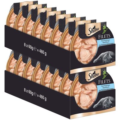 Sheba Fillets 16 x 60g Whitefish