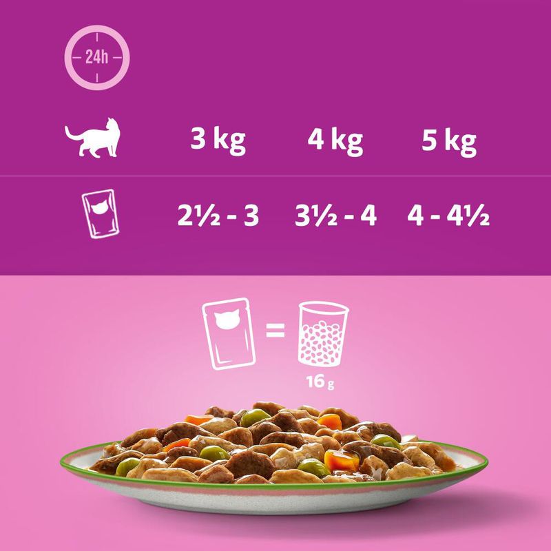 Whiskas Tasty Mix Pouches 48 x 85g Chef's Choice in Sauce