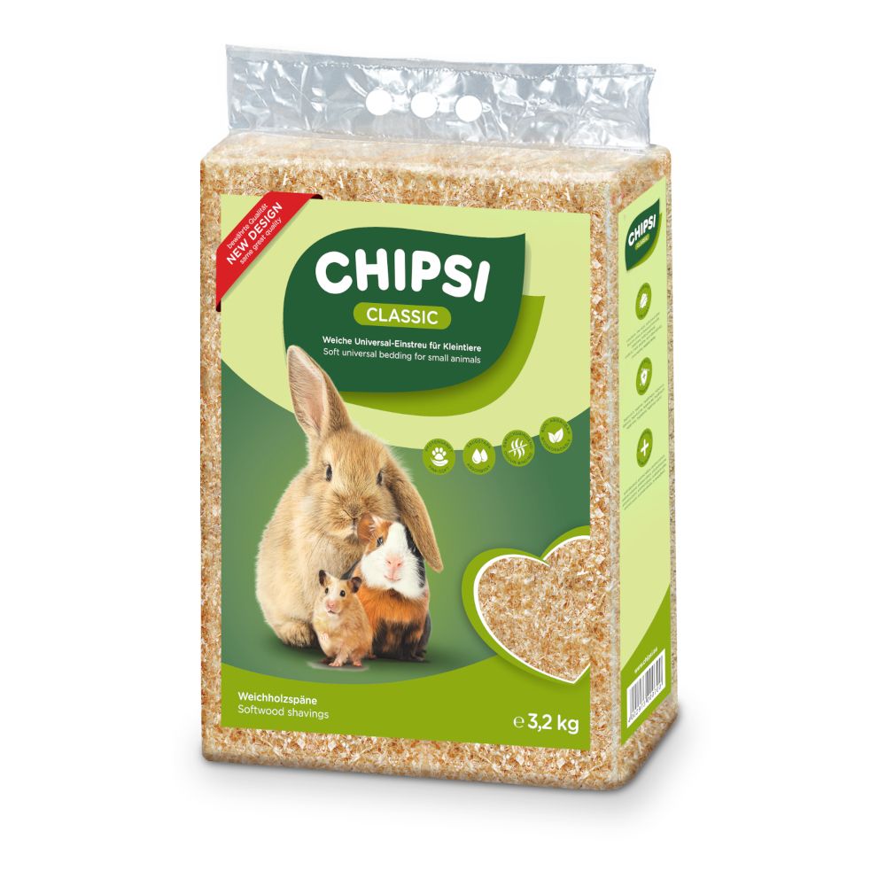 Chipsi Classic Pet Bedding 3.2kg (approx. 60l)