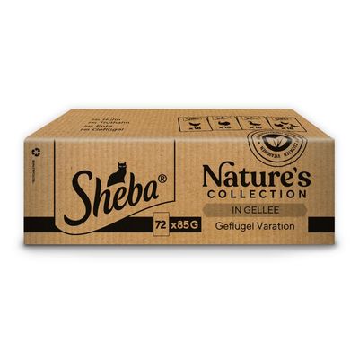 Sheba Nature's Collection 72 x 85g Poultry variation in jelly