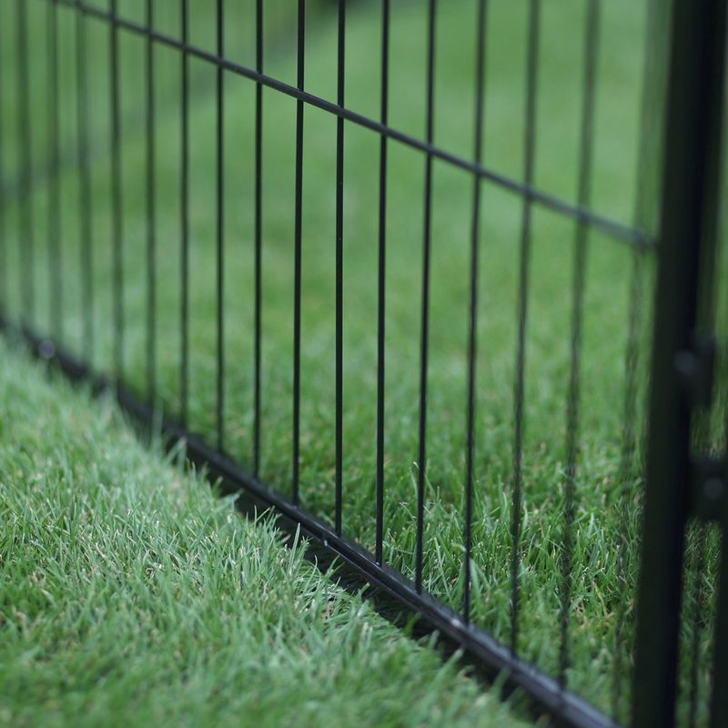 Kerbl Pet Enclosure with Door for Dogs and Puppies 8 elements, 80 x 77cm (W x H)