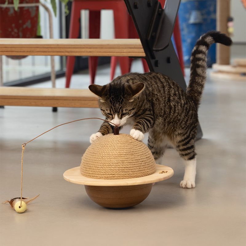 Designed by Lotte Wiggly Scratching Ball for Cats diameter 29.5cm