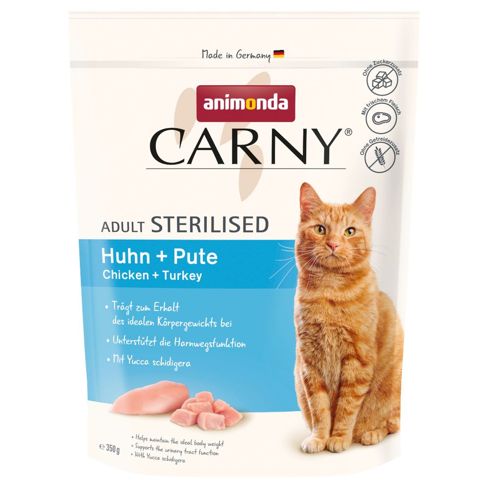 animonda Carny Adult Sterilised Chicken + Turkey 350g
