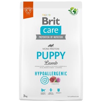 Brit Care Dog Hypoallergenic Puppy Lamb & Rice 3kg