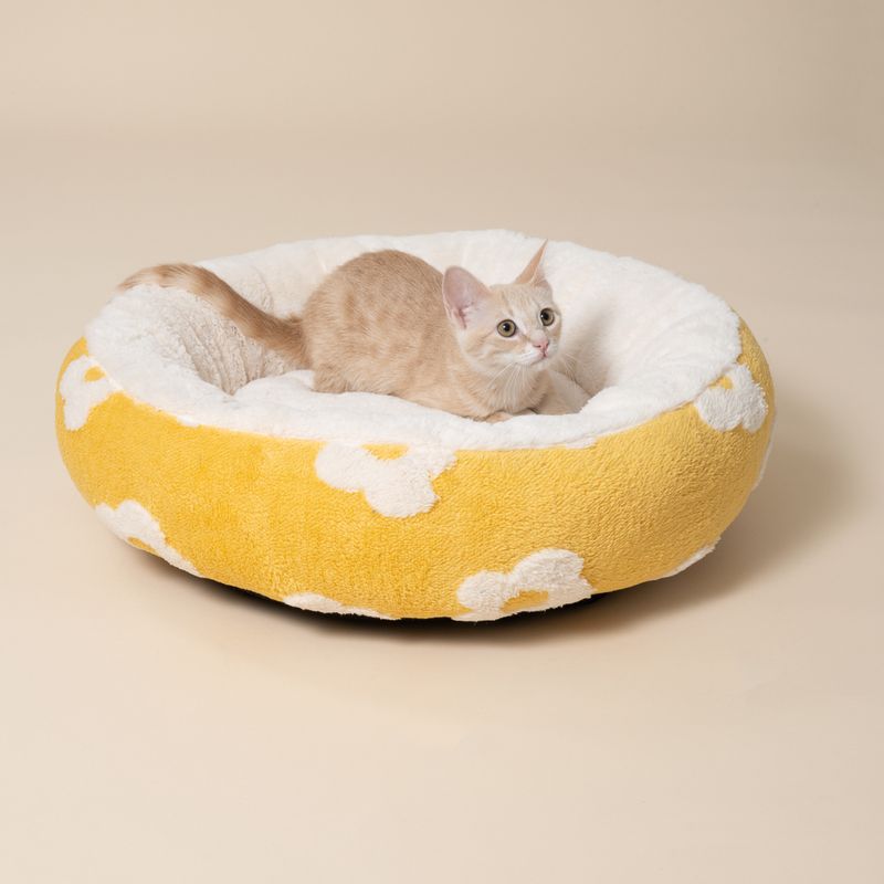 TIAKI Flower Dog Bed Round: approx. diameter 51 x (H) 18 cm
